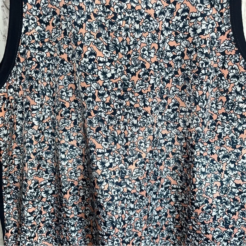 J.Crew Floral Tank Top NWT XS Navy Pink Sleeveless Lightweight Summer Top